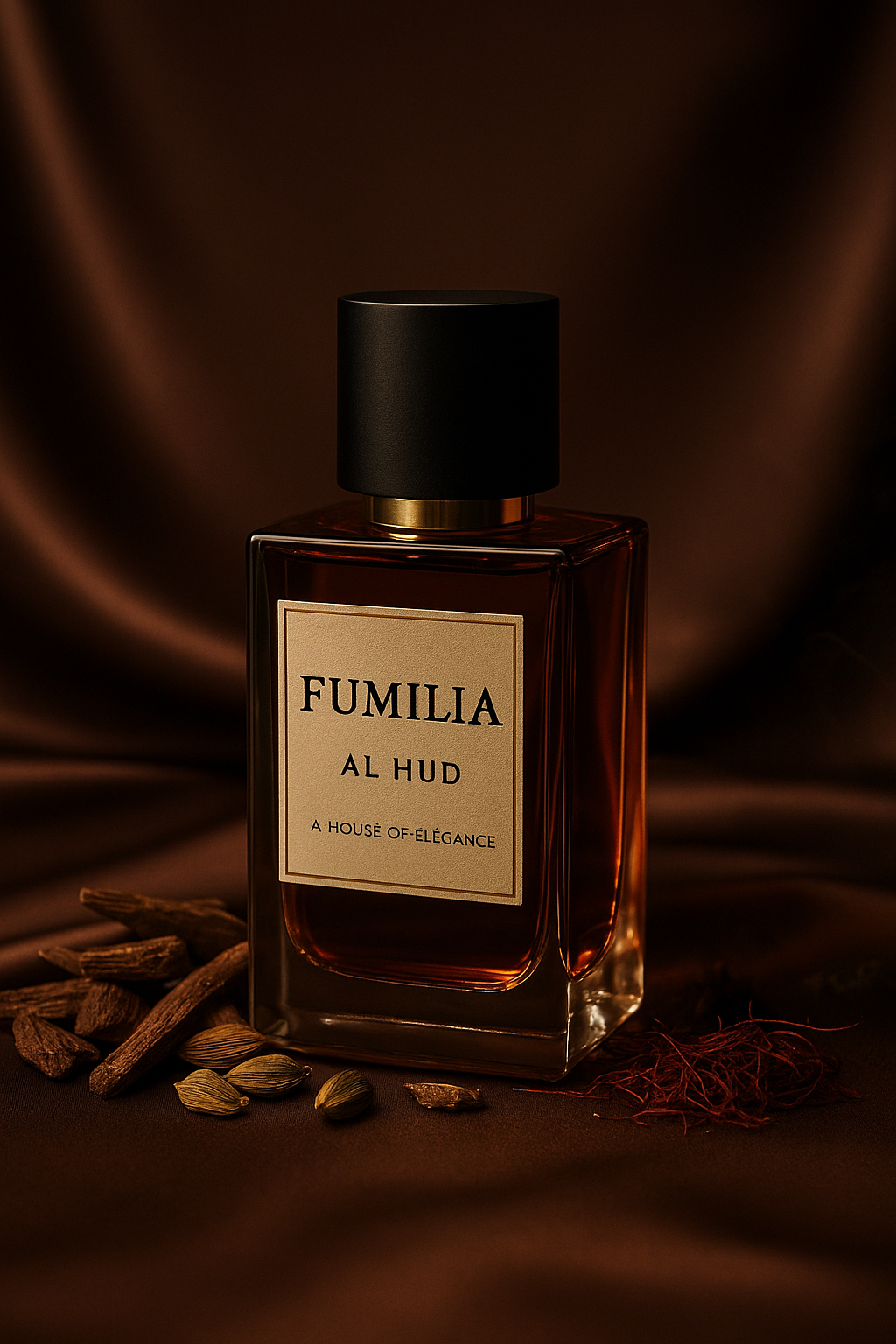 Al Hud – Oud & Saffron | Amber Woody Eau de Parfum (50ml)