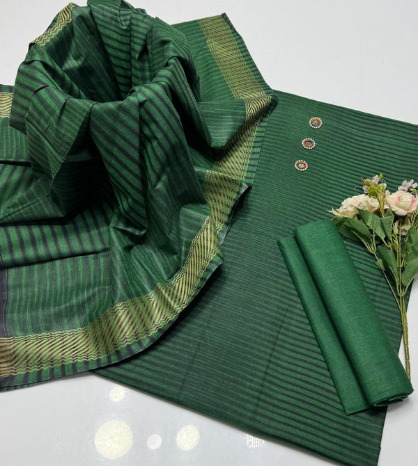 Khaddar 3-Piece Dress